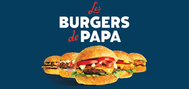 LES BURGERS DE PAPA