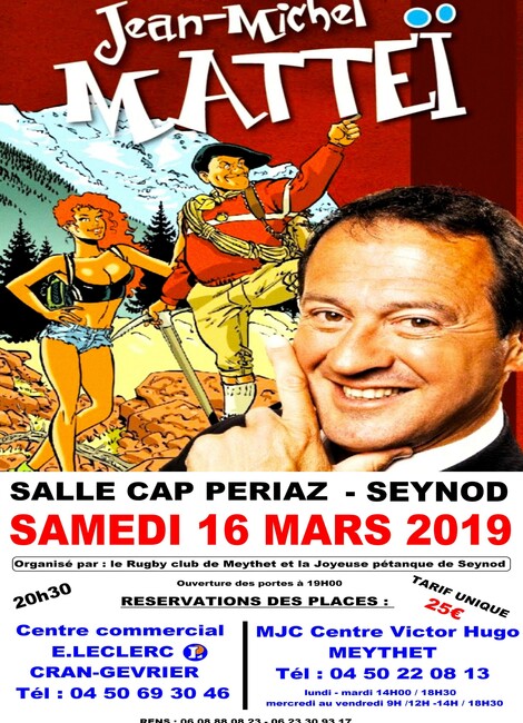 Gratuit Images Jean Michel Mattei Spectacle Humour 16 Mars 2019 A Annecy actualisé par