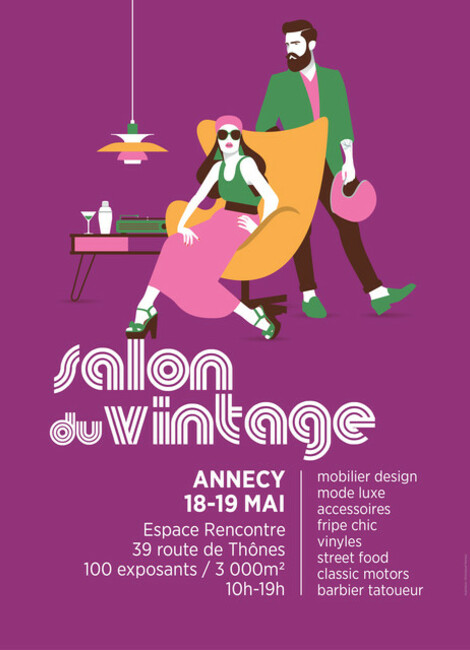 Salon Du Vintage Festival Design 18 Mai 2019 A Annecy Le Vieux